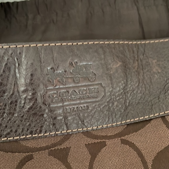 Coach purse - brown - Picture 4 of 10